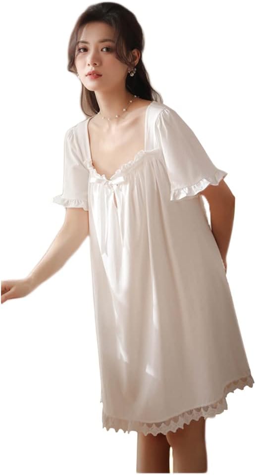 41PDcWBalFL._AC_SL1001 Cotton Nightgown for Women Vintage Palace Sleepwear