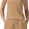 Women's Summer 2 Piece Outfits Mock Neck Tank Top High Waisted Shorts Lounge Sets 2024 Fashion Tracksuit