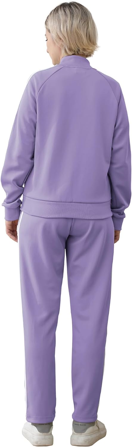 61bMzn3mXqL._AC_SL1500_73b3b368-464e-4691-9838-4e0052503599 Tracksuit for Women 2 Piece Sweatsuit Outfits Long Sleeve Zip Up Lounge Jogging Suits