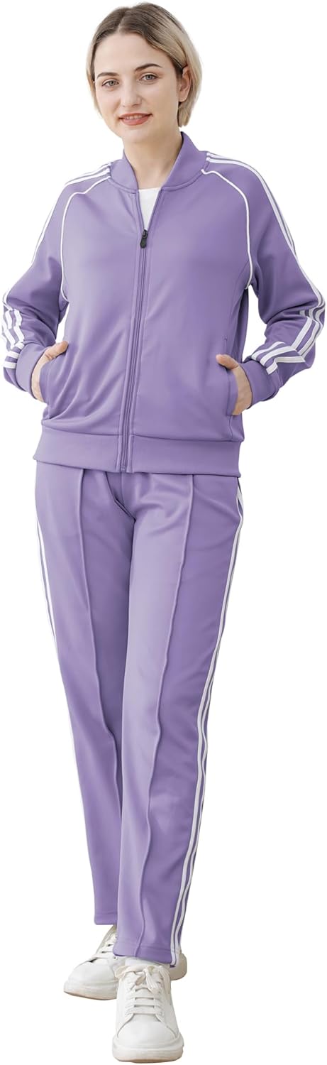 61gzceh0PxL._AC_SL1500_ae7a54ea-e5ea-451d-82ea-746bf93a2775 Tracksuit for Women 2 Piece Sweatsuit Outfits Long Sleeve Zip Up Lounge Jogging Suits