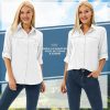 Women's UPF 50 Long Sleeve UV Sun Protection Safari Shirts Outdoor Quick Dry Fishing Hiking Travel Shirts