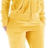 51izrAdMOnL._AC_SL1200 Womens Jogging Suits Sets Running Velour Outfit Zipper Warm Up 2 Pieces Hoodie and Pant Tracksuit