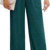 61SWa9ee7GL._AC_SL1500 Women's Business Work Trousers High Waisted Wide Leg Pants Long Straight Suit Pants with Pocket