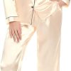 Pajamas Set Long Sleeve Womens Button Down Sleepwear Two Piece Nightwear Soft Pj Lounge Sets S-XXL