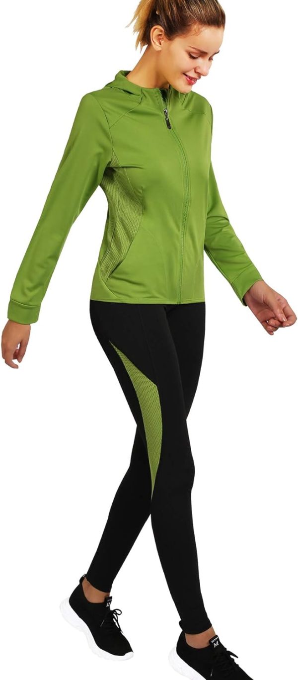 61cyV80HD3L._AC_SL1500 Active Wear Sets for Women -Workout Clothes Gym Wear TracksuitsYoga Jogging Track Outfit Legging Jacket 2 Pieces Set