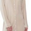 71UFjxWV8kL._AC_SL1500 Womens Bamboo Viscose Sleep Shirt Long Sleeve Button Down Nightgowns Boyfriend Nightshirt S-XXL