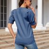 Women's Puff Short Sleeve Sweaters 2024 Fashion Spring Tops Casual Pullover Shirts