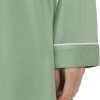 812QD1DTtDL._AC_SL1500 Womens Bamboo Viscose Sleep Shirt Long Sleeve Button Down Nightgowns Boyfriend Nightshirt S-XXL