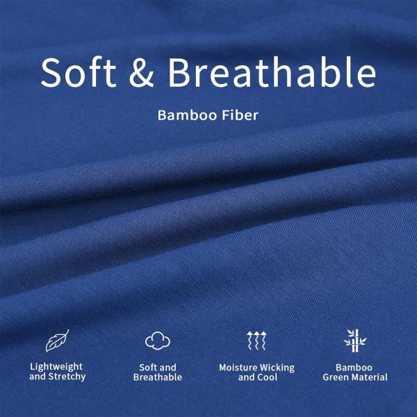 81RHvRfyxRL._AC_SL1500 Soft Bamboo Viscose Pajamas Set for Women Summer Sleepwear Pjs Comfy Short Sleeve Tops Capri Pants Sets